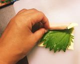 簡単☆ハムチーズのり巻き作り方4写真