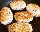芽ひじき入りの豆腐ハンバーグ作り方5写真