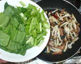 高野豆腐・小松菜・しめじの簡単野菜炒め物作り方6写真