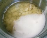 粉寒天を使った梨のシャンパンゼリー作り方4写真