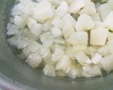 粉寒天を使った梨のシャンパンゼリー作り方2写真