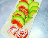 クリーミー甘々アボカドサーモンわさび醤油作り方3写真