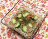 納豆とわかめと胡瓜の酢醤油和え作り方7写真