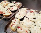 食べやすいナスとズッキーニスティックピザ作り方3写真
