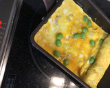 栄養満点♡枝豆しらすのしっとりだし巻き卵作り方3写真