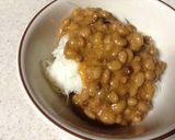 夕食の残りで！汁なし坦々納豆そうめん作り方3写真