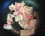 豚肉とナスとにんにくのすき煮風作り方5写真
