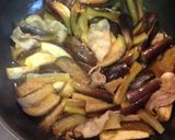 豚肉とナスとにんにくのすき煮風作り方9写真