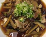 豚肉とナスとにんにくのすき煮風作り方10写真