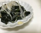 ダイエットつまみワカメ玉ねぎナムル風作り方5写真