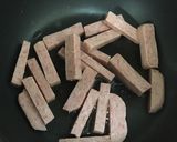 豆苗とランチョンミート炒め 超簡単旨い！作り方3写真