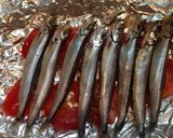 ししゃもとトマトのチーズ焼き作り方2写真