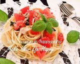 トマト&バジル☆冷製パスタ作り方6写真