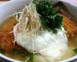 ひんやり雑炊風～豚かつ冷やしダシ茶漬け～作り方9写真