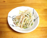 簡単！もやしの梅じそごまだれ和え作り方5写真