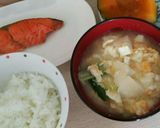 ご飯の進む卵味噌汁作り方5写真