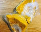 粉チーズが決め手★かぼちゃと枝豆のサラダ作り方1写真
