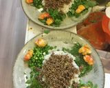 野菜いっぱい!カレー風味そぼろ丼プレート作り方19写真