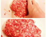 簡単♡ハンバーガーパティ(ハンバーグ)作り方1写真