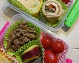 枝豆*コーン*梅干の卵焼き*作り方6写真