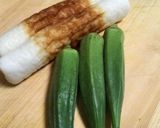 お安くて美味しい　海老風味ちくわオクラ作り方2写真