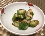お安くて美味しい　海老風味ちくわオクラ作り方7写真
