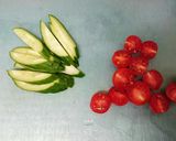 ひんやり☆簡単♪夏野菜の麺つゆマリネ作り方2写真