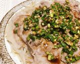 ニラ香味だれで♪豚肉ともやしのレンジ蒸し作り方4写真