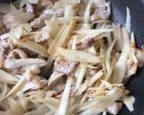 豚とゴボウの塩きんぴら作り方4写真