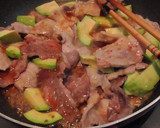 ♪アボカドと豚肉の簡単生姜焼き♪作り方4写真