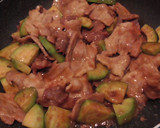 ♪アボカドと豚肉の簡単生姜焼き♪作り方5写真