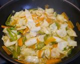 簡単！キャベツとししとうの甘辛蒸し作り方3写真