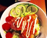 野菜ドレッシングのから揚げ丼作り方4写真