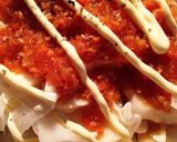 野菜ドレッシングのから揚げ丼作り方5写真