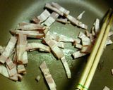 ベーコンエッグの♡和風MISOパスタ♡作り方1写真