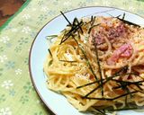 ベーコンエッグの♡和風MISOパスタ♡作り方3写真