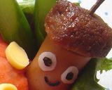 秋のお弁当☆どんぐり（キャラおかず）作り方6写真