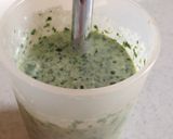 モロヘイヤと豆腐の牛乳ポタージュ作り方2写真