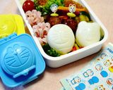 ゆでたまごっこドラえもんドラミ★デコ弁当作り方9写真