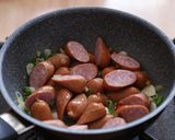 【簡単】ソーセージパスタ作り方6写真