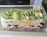 カリフォルニアロール風✿寿司ケーキ作り方12写真