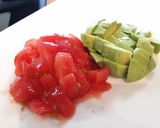 アボカドの冷たいおうどん☆作り方1写真