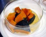 豆乳でつくるかぼちゃのびしそわ～ず作り方1写真