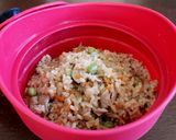 レンジで！鶏肉の中華風炊き込みごはん作り方3写真
