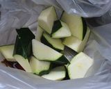 ズッキーニの生姜醤油漬け作り方2写真
