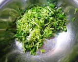エビと豆苗の帽子ワンタン作り方2写真