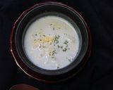 災害非常食✿白菜とかき玉ミルクスープ作り方3写真