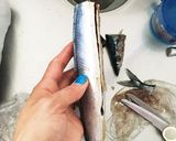 簡単☆冷凍させたサンマで甘露煮！！！作り方1写真