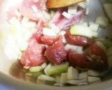 残った野菜で豆乳トマトスープ作り方4写真
