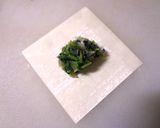 エビと豆苗の帽子ワンタン作り方6写真